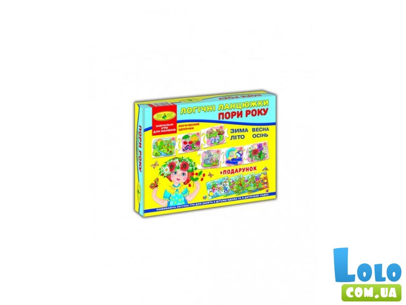 Настольная игра Логические цепочки Времена года (укр.)